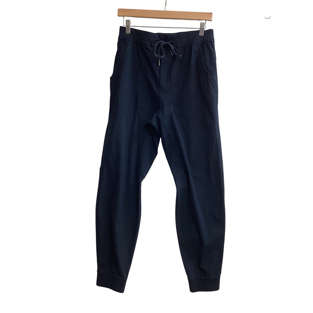Lululemon ABC Jogger Mens Medium Navy Blue Drawstring‎ Performance Pants